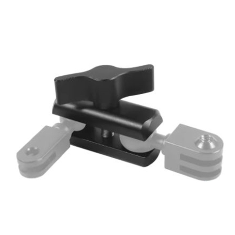 Adjustable Double Socket Arm For 17mm Ballhead Camera Mounts Clamp