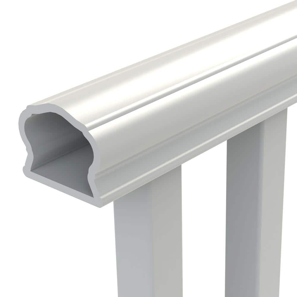 Veranda Stair Rail Kit 6' x 36" PolyComposite Vinyl Balusters Preassembled White
