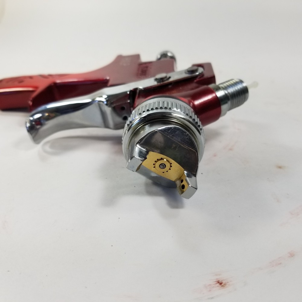 Gravity Fed Paint Spray Gun 1.4 Tip HVLP Red