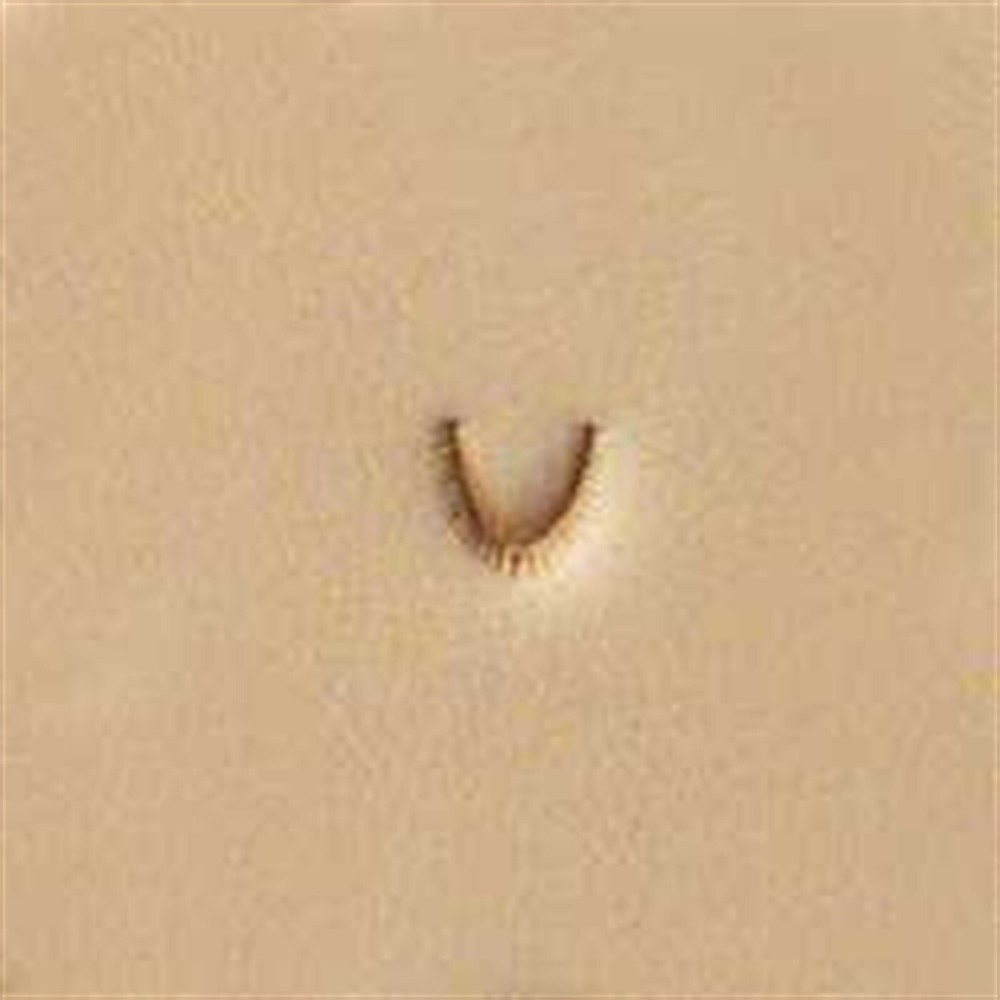 U855 Craftool Rounded Serrated Mule Foot Stamp 6855-00