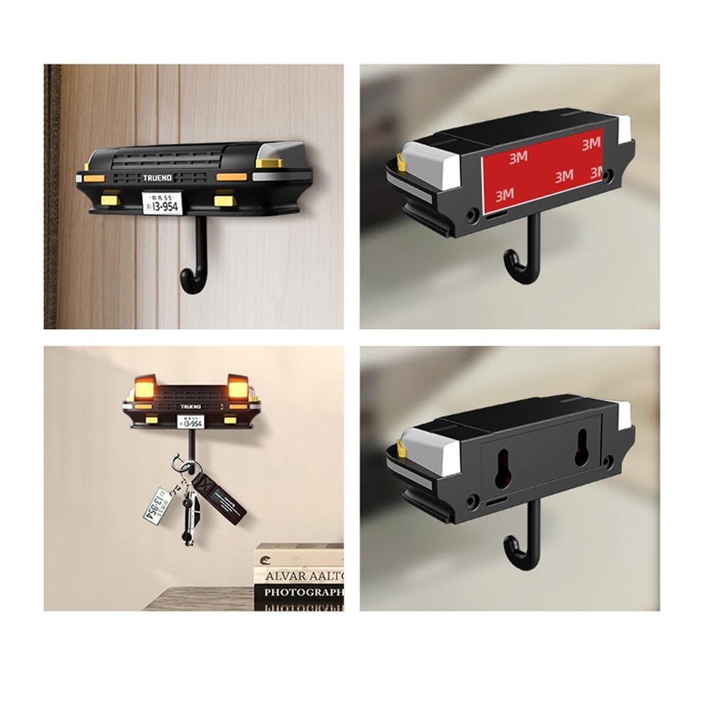 Initial D AE86 & Mazd@ MX5 Miata Car Wall Key Holder - Pop-Up Headlight, Auto...