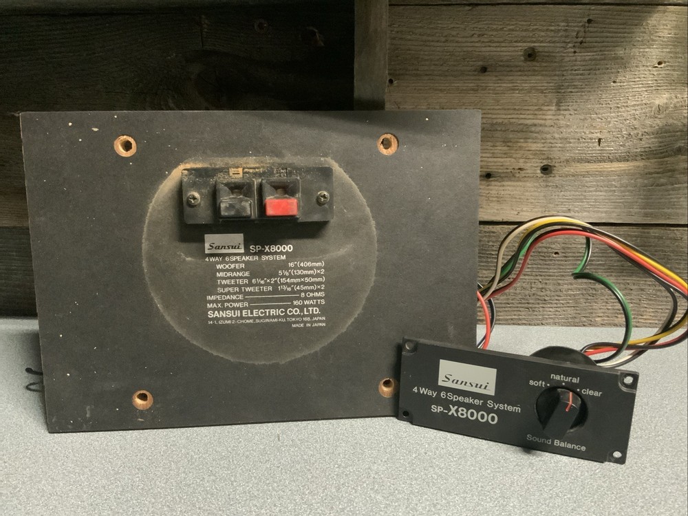 🔥Sansui SP-X8000 Crossover Pulled Working - SELLING AS IS SHOWN🔥