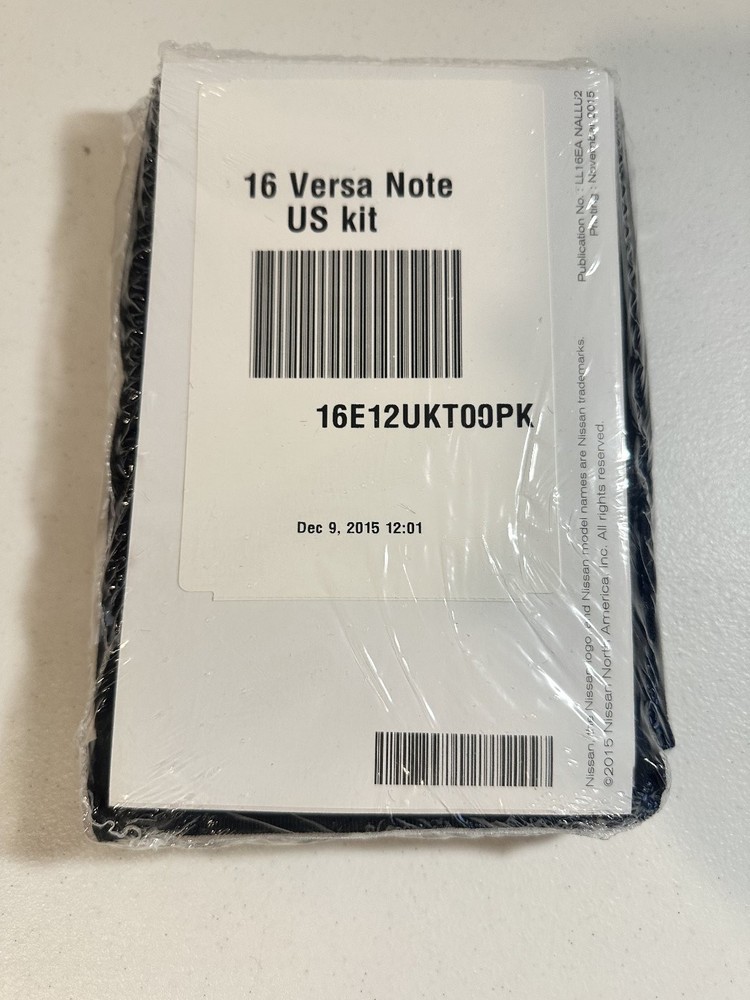 2015 Nissan Versa Note Owner's Manual Set