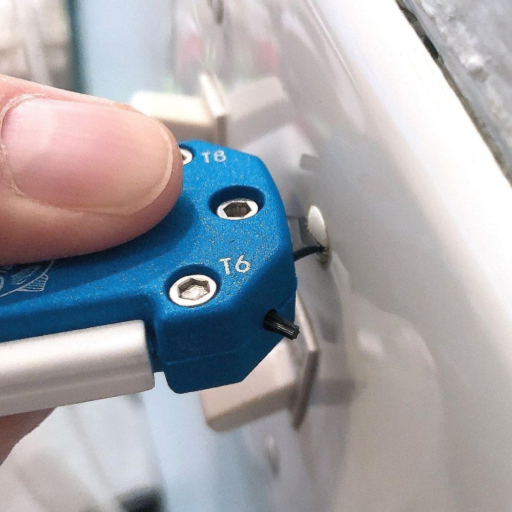 Cuda Knife Shear Hook Sharpener - Carbide & Ceramic Multi-Angle Fishing Tool