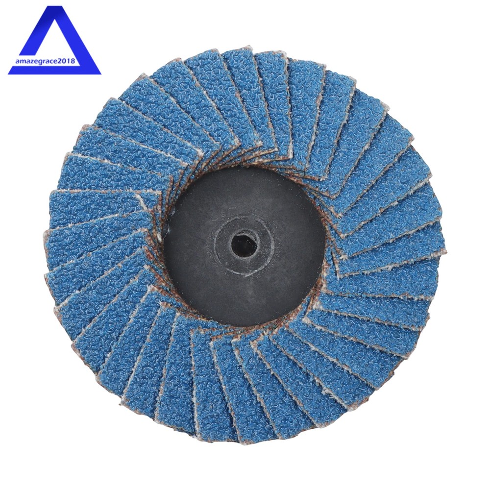 30Pack Mixed Curved Flap Disc 2" Quick Change Sanding Discs for Die Grinder