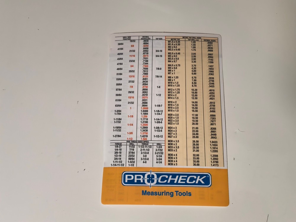 PROCHECK 6" Dial Calipers White Face - .001" Reading (NB60CDC6)