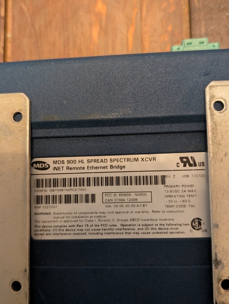 Microwave Data Systems MDS iNET 900