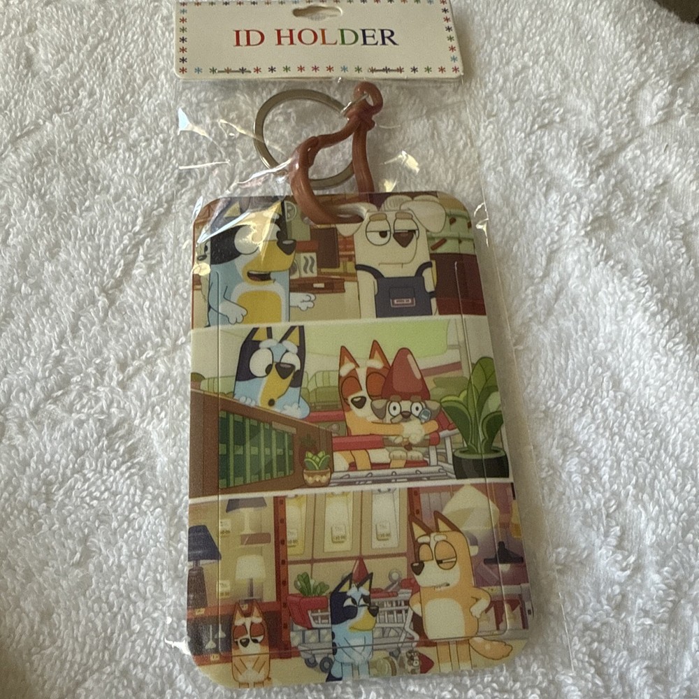 Bluey ID Holder-Dad &Friend NWT