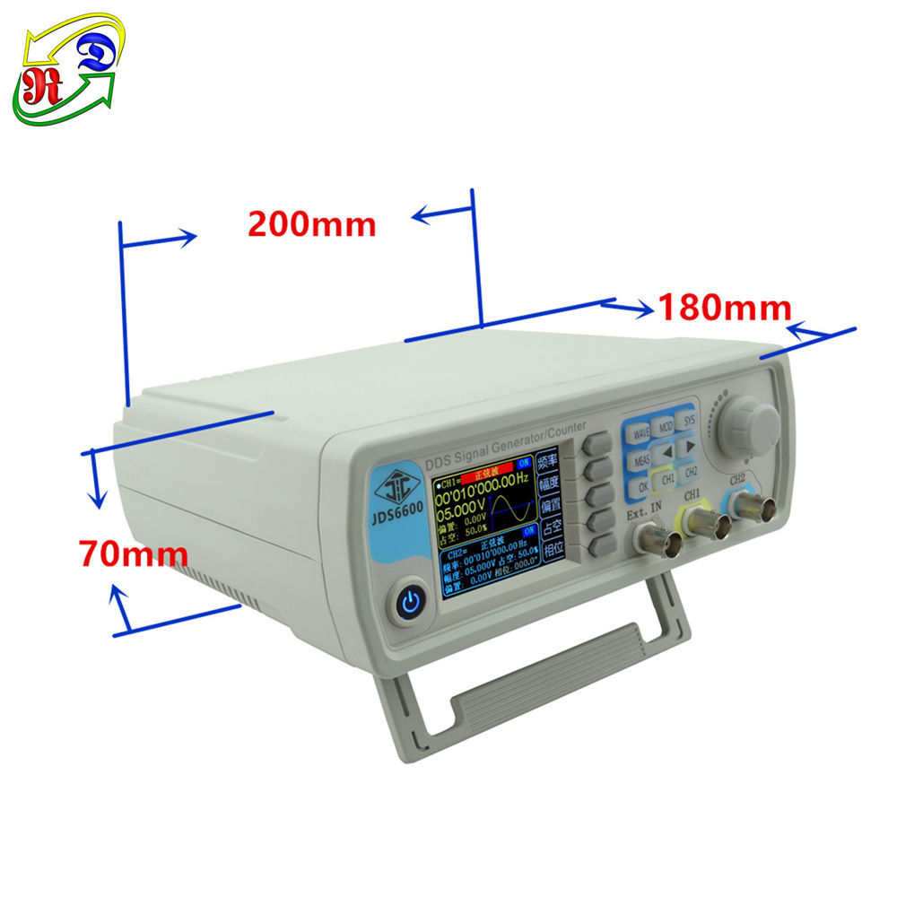 Ming He JDS6600 Dual-Ch DDS Function Arbitrary Waveform Signal Generator
