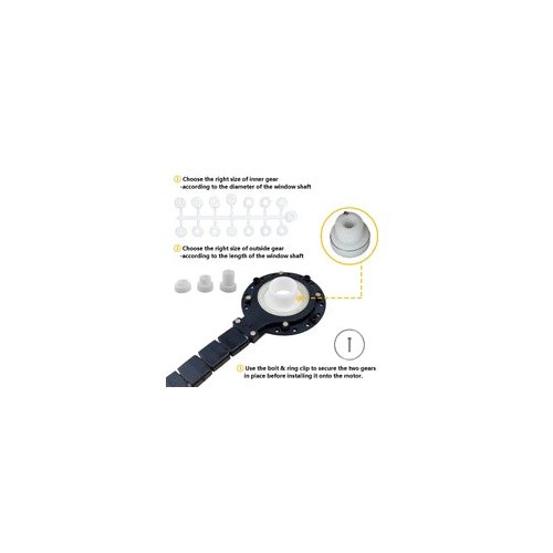Absolute HW600 Universal Electric Power 2 Window Conversion Kit