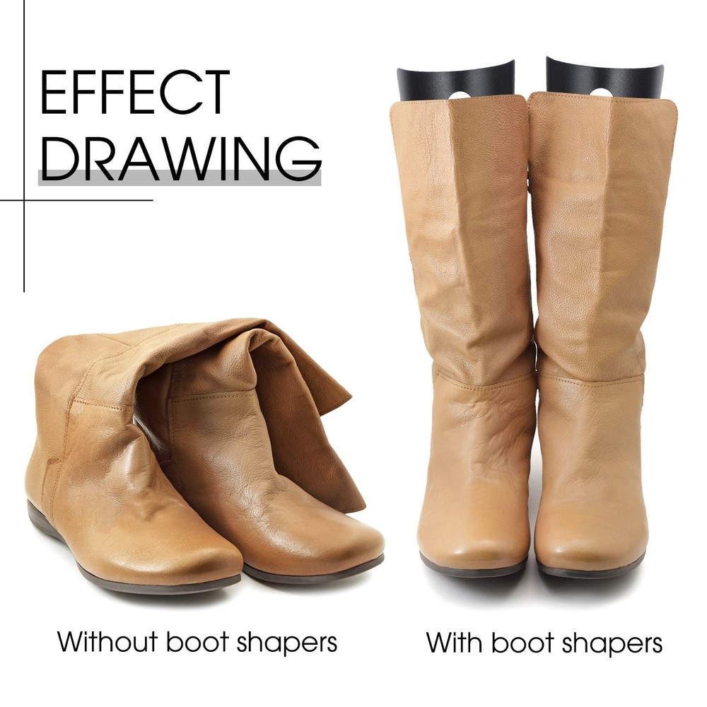 30 Pieces (15 Pairs) Boot Shapers Form Inserts Keeper Tall Boots Support Hold...