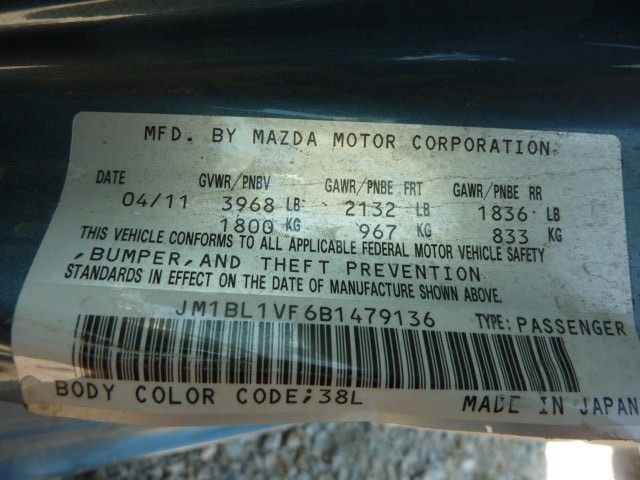 2010-2011 MAZDA 3 Upper Center Dash Display Screen