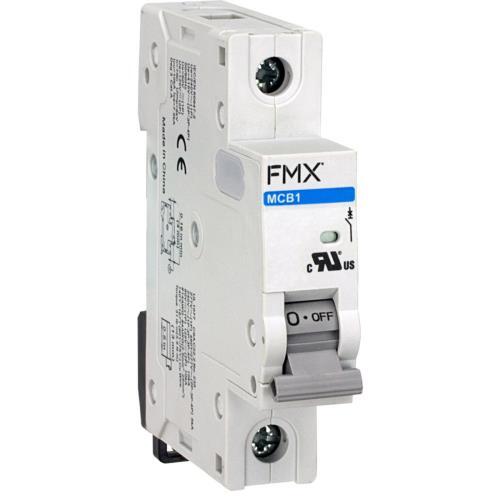 MCB1-4D-1P-C6, Circuit Protector, UL 1077, 1-Pole, 6A