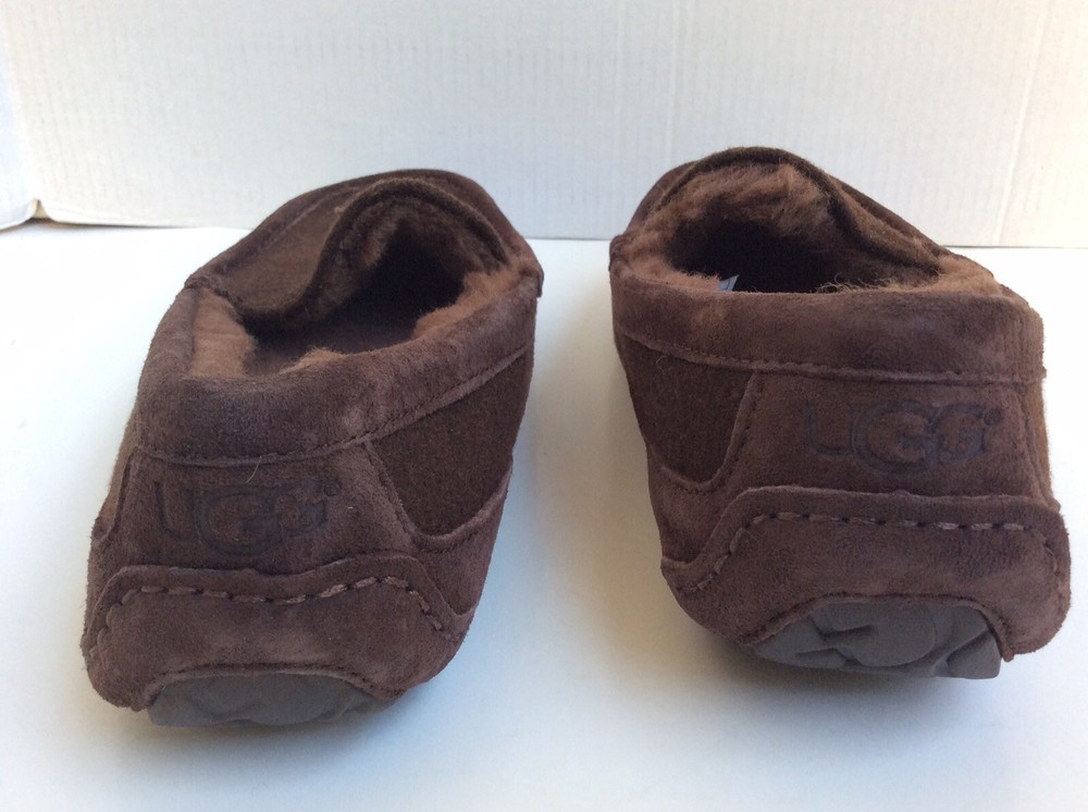 UGG Australia Ascot Wool Slippers Brown 3233 Size 8