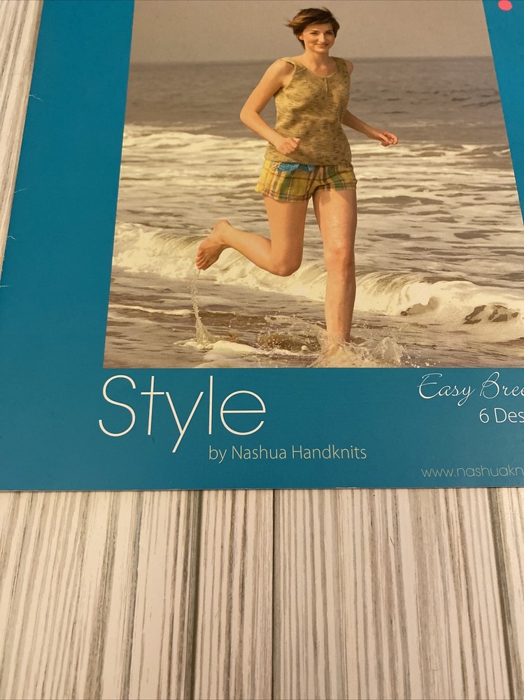 Nashua Knitting Pattern Book Style Easy Breezy 6 Designs