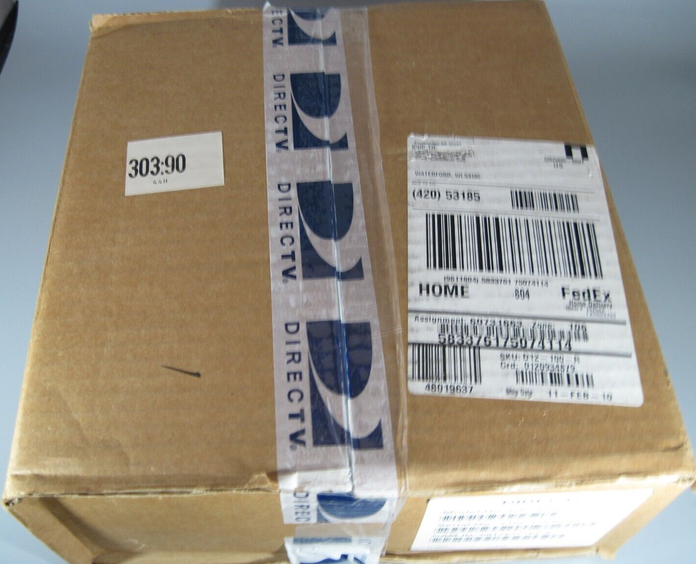 Direct TV Model D12-100- R Satellite Receiver Includes Everything Received