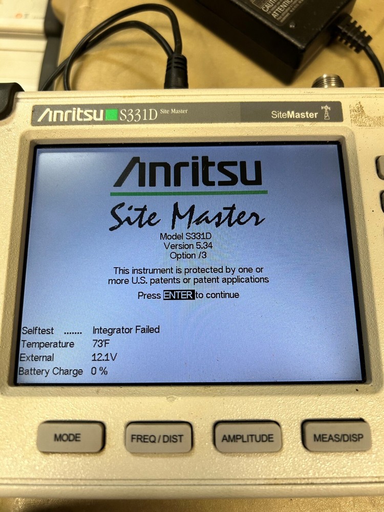 3 Anritsu S331D Site Master Cable & Antenna Analyzer SiteMaster S331