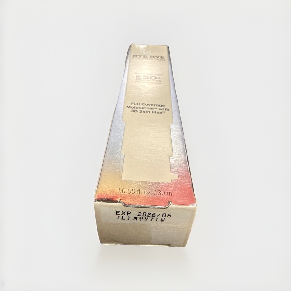 It Cosmetics Bye Bye Foundation 1 Oz Moisturizer 50+SPF Full Coverage FAIR 6/26