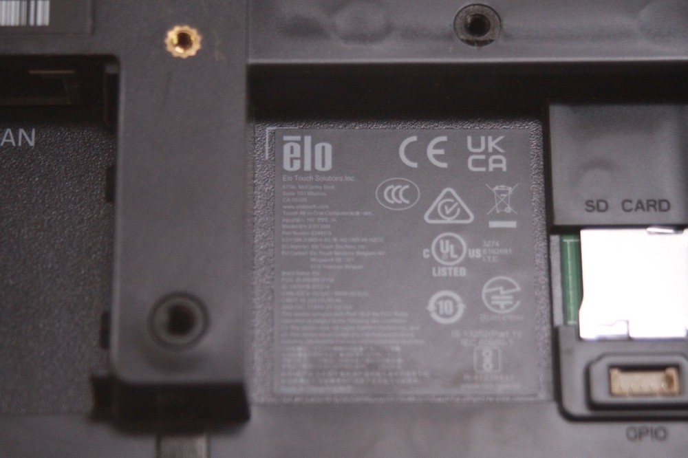 Elo Touch 10.1 TOUCH SCREEN ANDROID DEVICE MODEL ESY1014 UNTESTED READ