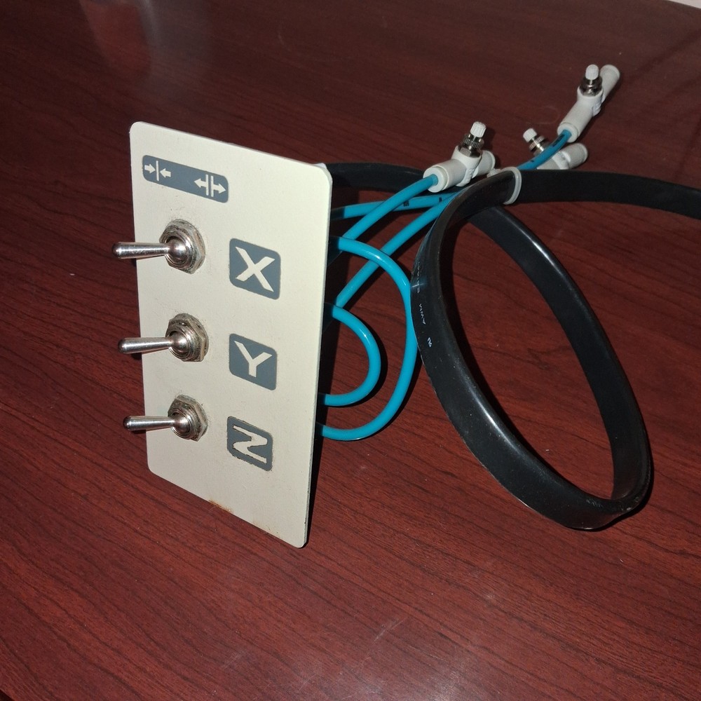 XYZ Toggle Switch Set For Comparator On 4x3 Plate Used