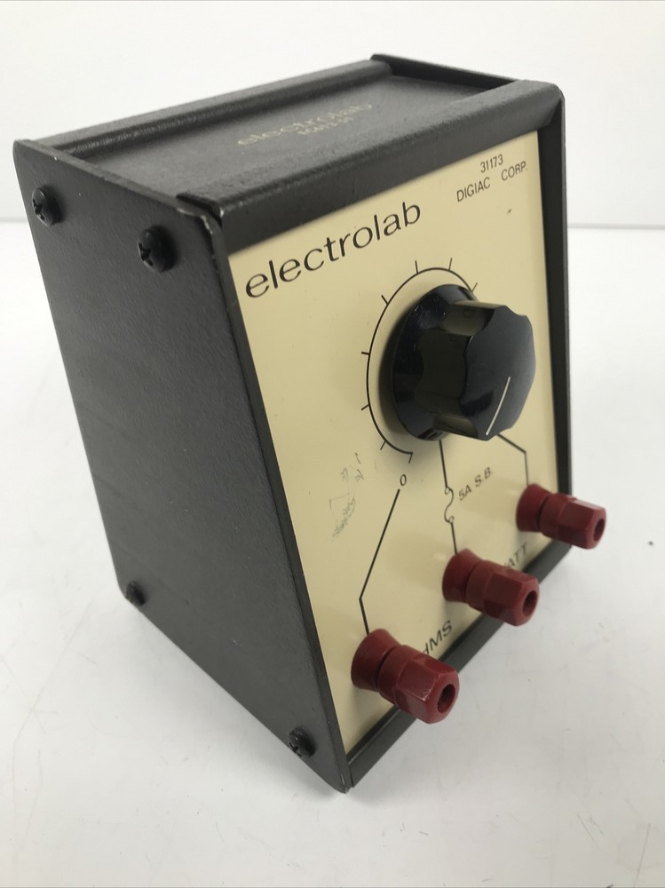 Electrolab EC626-51 3 Ohm 100 Watt Vintage Switch Device Testing