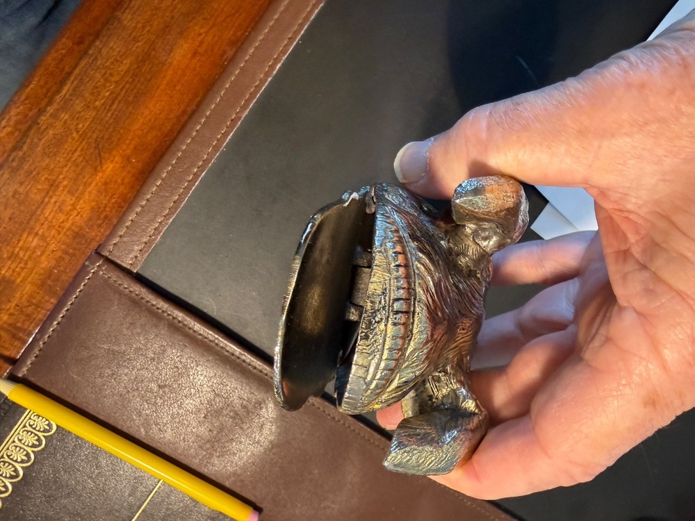 Silver Plated Fox- Head Paper Holder