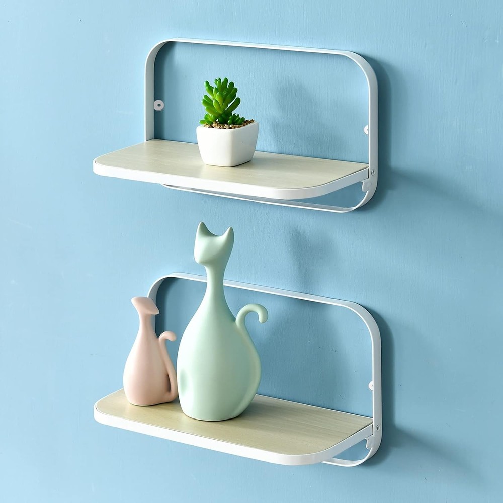 Arlington Floating Shees | Folding Display Wall Shees | Walnut
