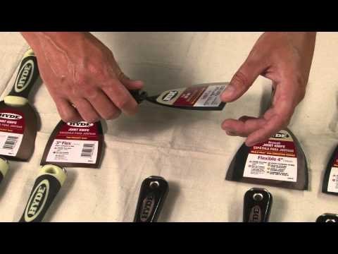 HYDE Black & Silver Hammer Head Flexible 5" Knife - 02770