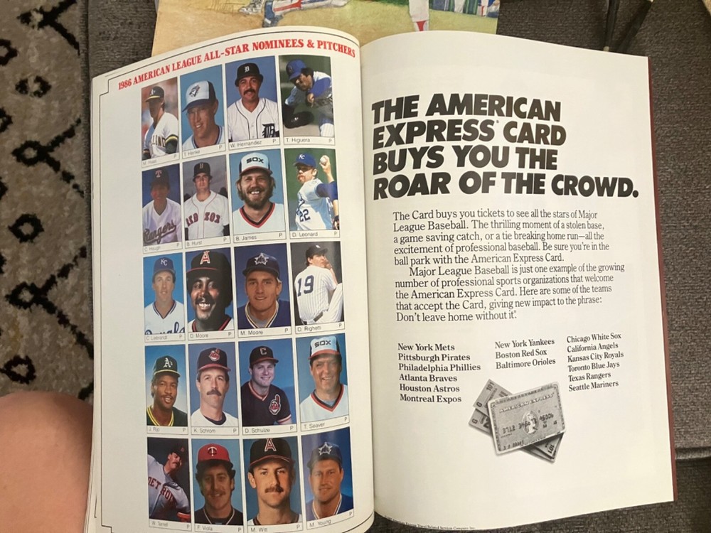1986 MLB All Star Game Program Houston Astros