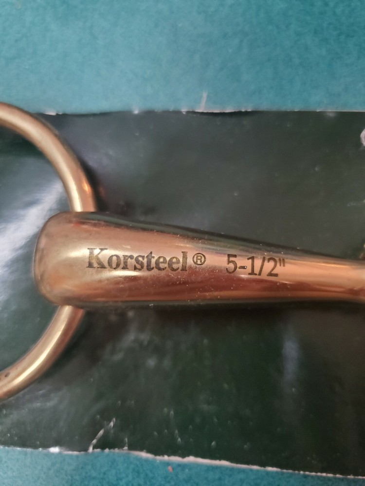 ^ KORSTEEL CYPRIUM-90 SNAFFLE BIT