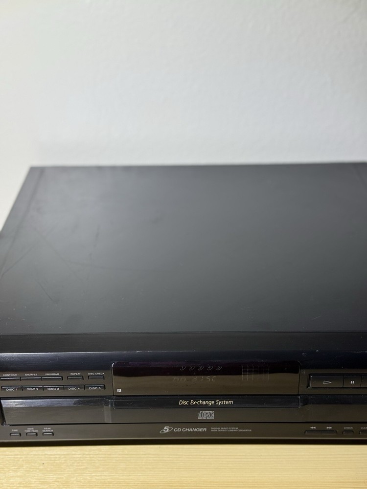 Sony CDP-CE335 5-Disc CD Changer - Tested & Working - No Remote