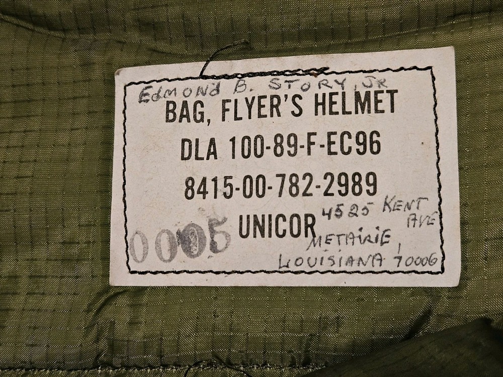 USGI Flyers Helmet Bag DELTA FORCE