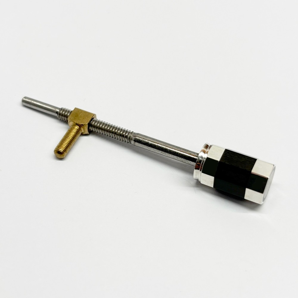 4/4 Violin Silver Button Screw Eyelet Ebony Divided Top Quality
