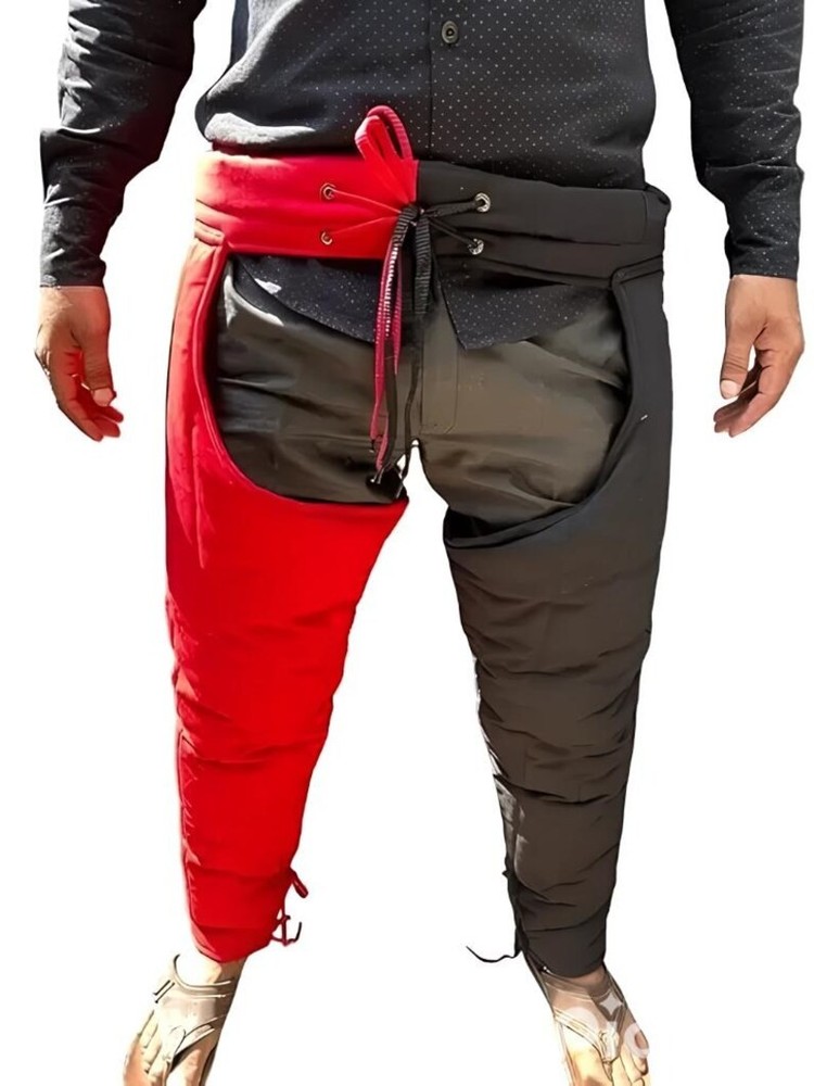 Handmade Two-Tone Cotton Padded Salwar Pants.