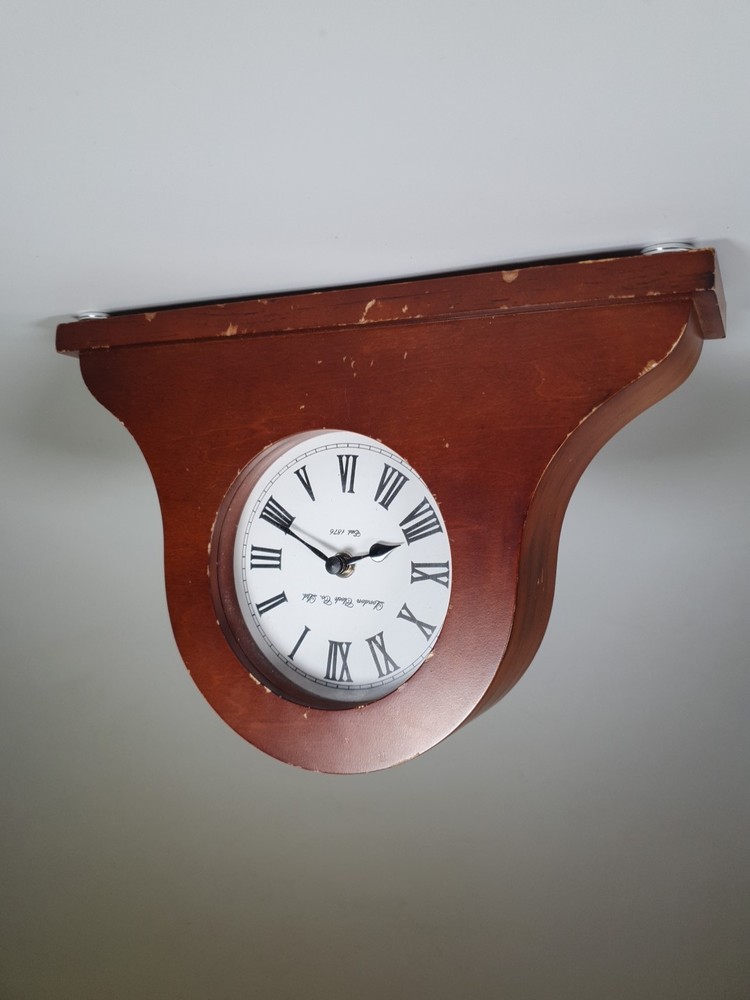 London Clock Co. Ltd. Quartz Napoleon Hat Mantel Clock