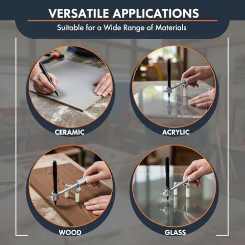 Car Wheel Eyebrow Parallel Scriber, 0-20cm Adjustable Wheel Arch Parallel