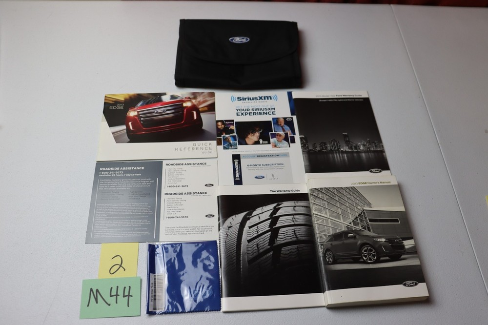 2013 13 Ford Edge Owners Manual User Guide OEM Complete Set w/ Case