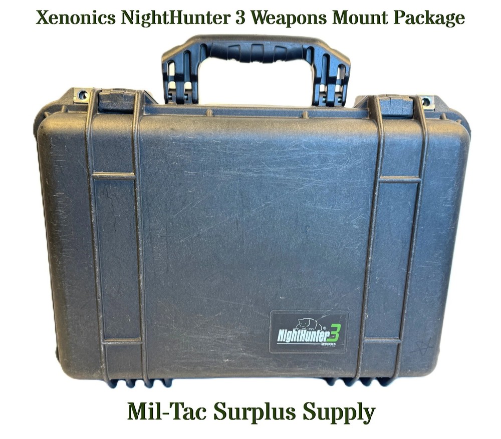 Xenonics NightHunter 3 Weapons Mount Package w/ Pelican Case