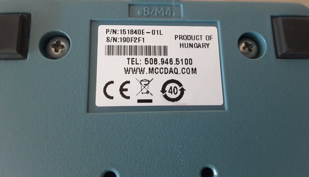 MC Measurement Computing USB-201 Data Acquisition Device 151840E-01L - UNTESTED