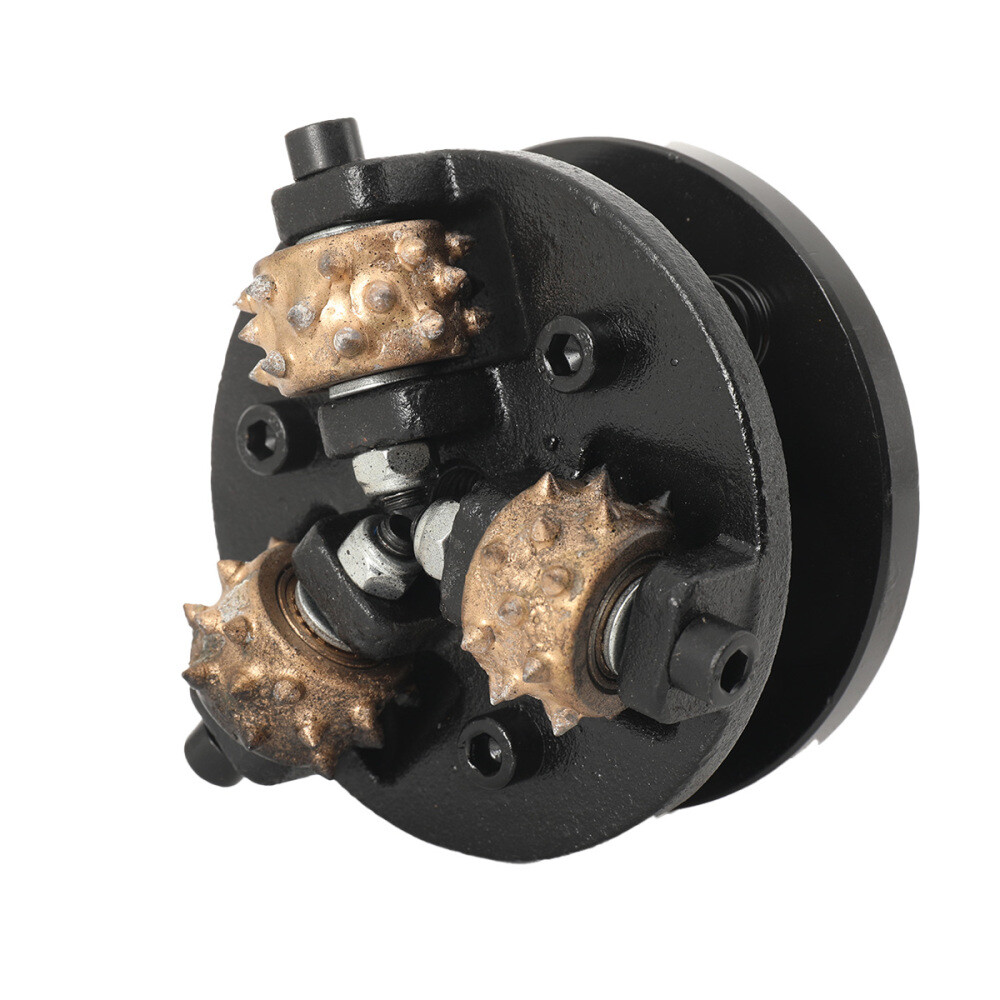 Three-Head Alloy Grinding Disc Concrete Wall Roller Plate Chiseling Hammer Head