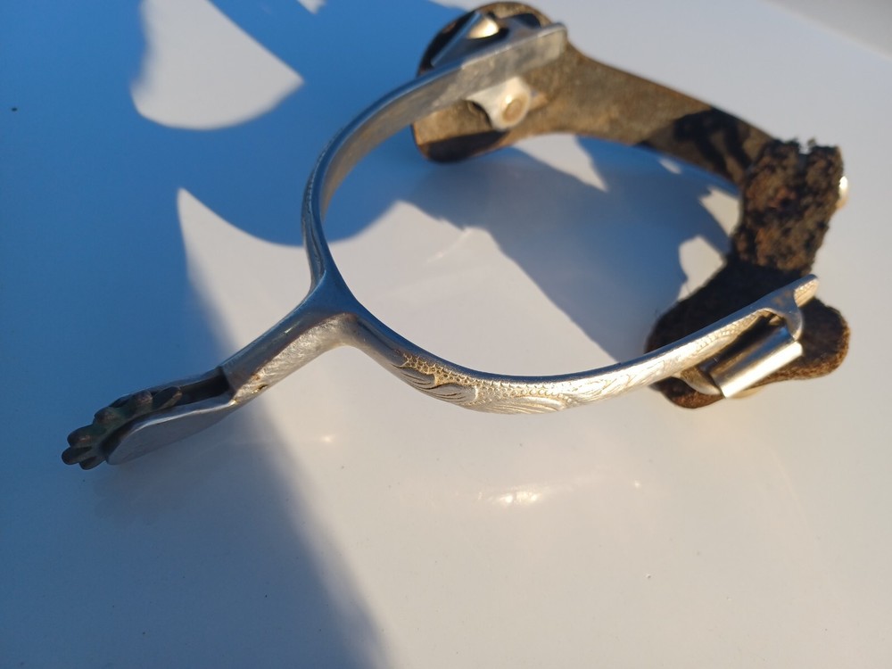 VTG Riding Spur W/leather Strap