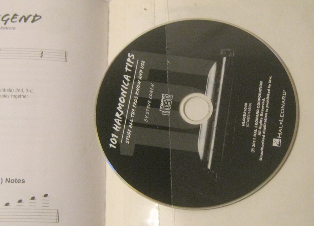 101 Harmonica Tips STEVE COHEN 2011 Edition with CD!!