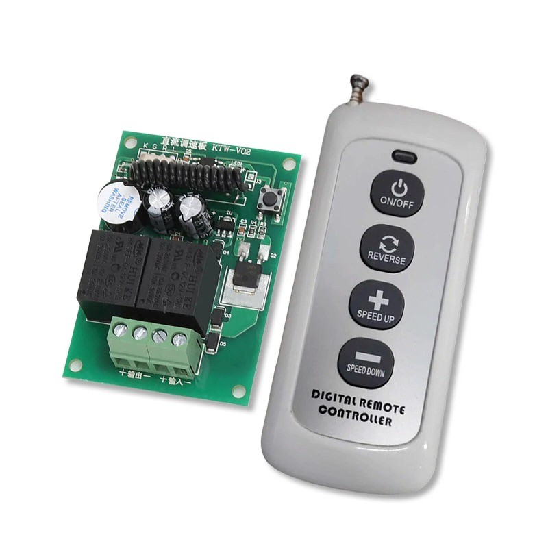 DC12V Motor Controller Kit Speed Regulator Wireless Remote Control Electric NEW