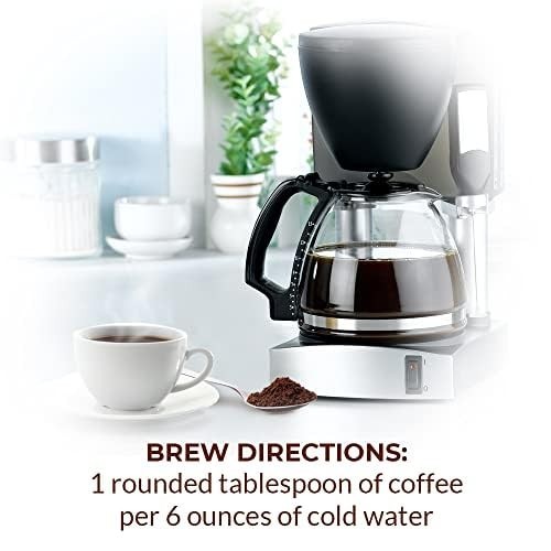Rich Decaffeinated Medium Roast Coffee - 10oz Small-Batch Ground Coffee