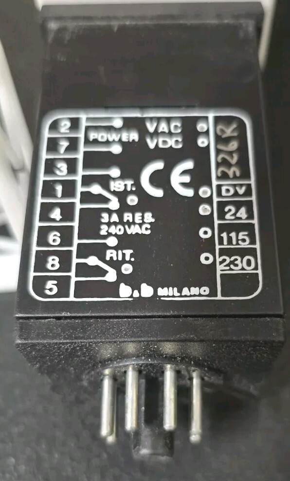 B&B #DV 326R 2-DIGIT TIMER COUNTER (24VAC) DW