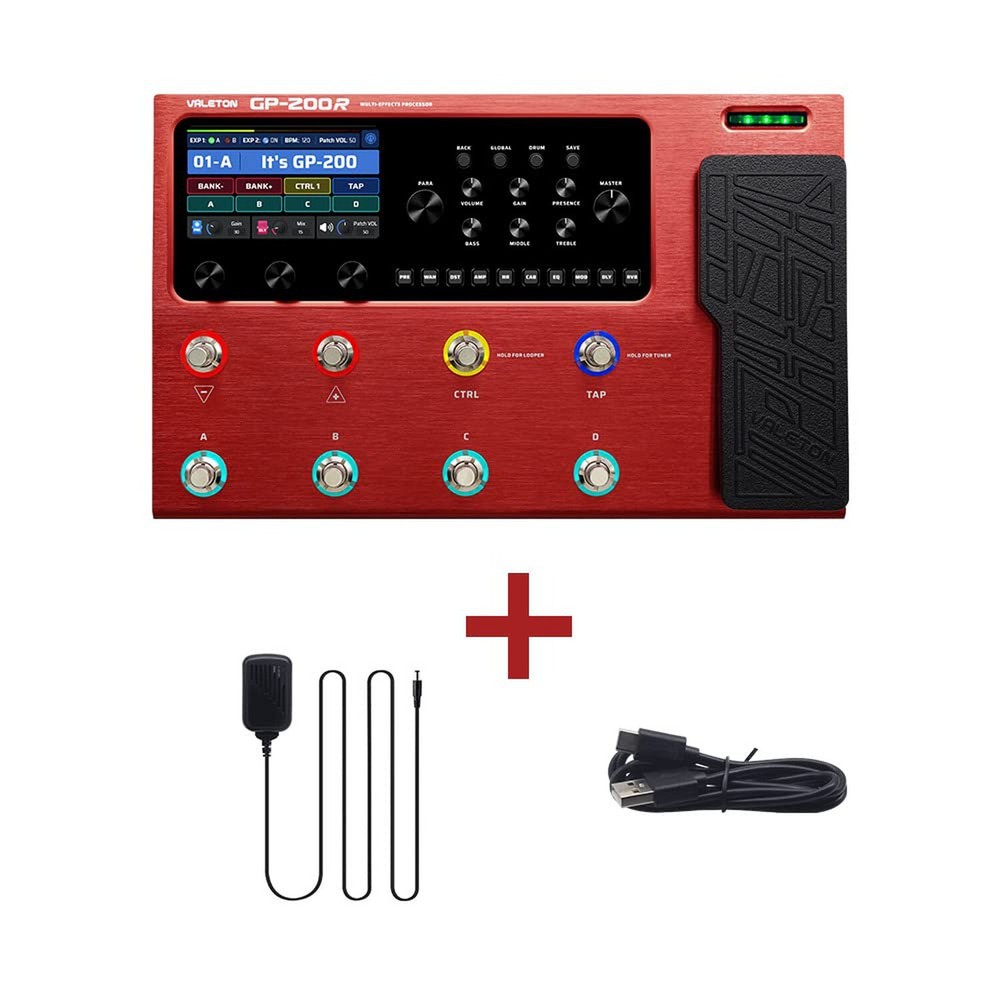 VALETON GP-200R Multi Effects Processor Multi-Effects Guitar Bass Pedal with ...