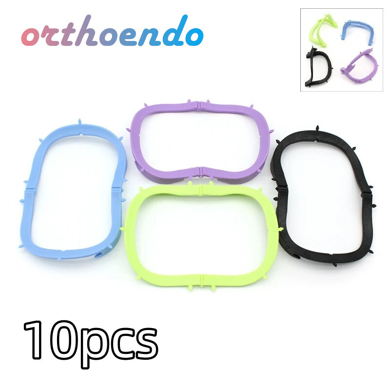 Rubber Dam Frame Holder Plastic Foldable Dental Dam Frame Barrier Sheets Bracket