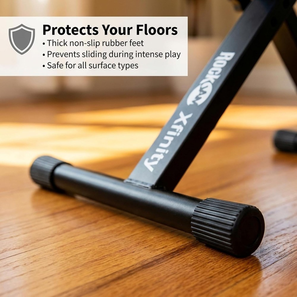 Adjustable Padded Keyboard Bench or Piano Stool with Lessons.