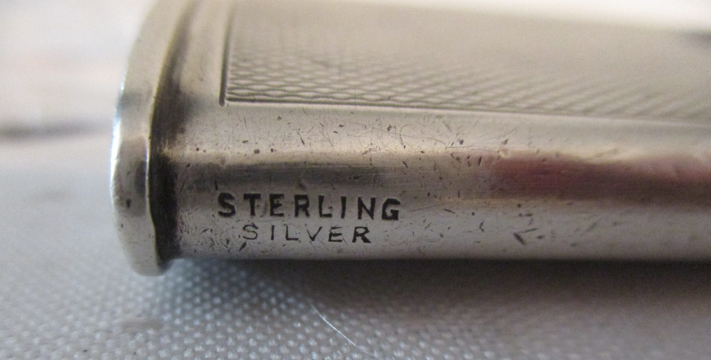 Vintage Ronson Sterling Silver Lighter
