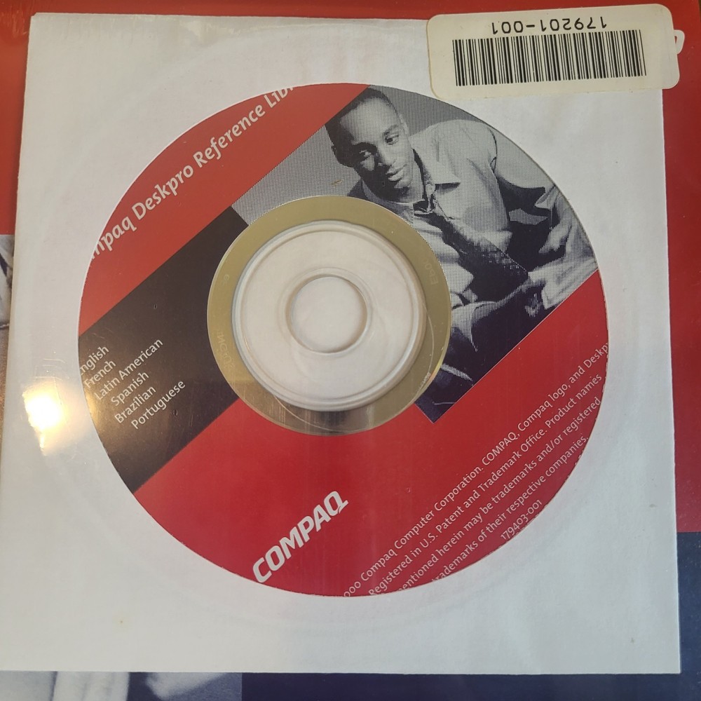 Compaq Deskpro EN Quick Setup Slim Desktop Models & Reference Library CD Sealed